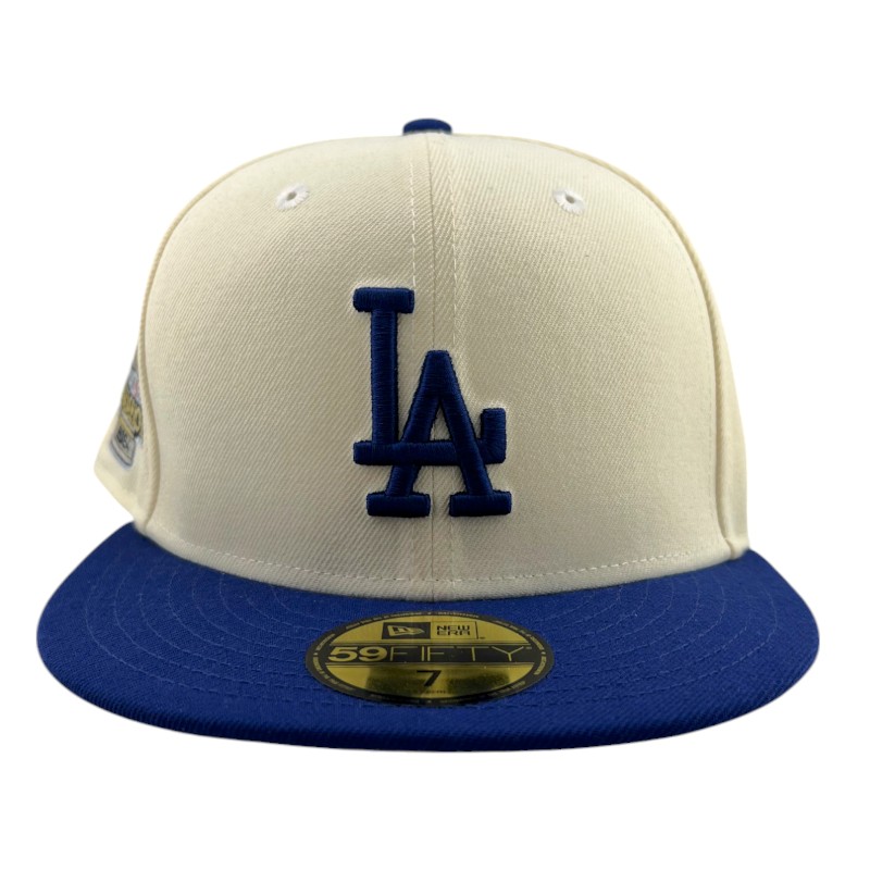 Los Angeles Dodgers Chrome and Royal 2024 World Series Champions Patch Gray UV New Era 59FIFTY Fitted Hat