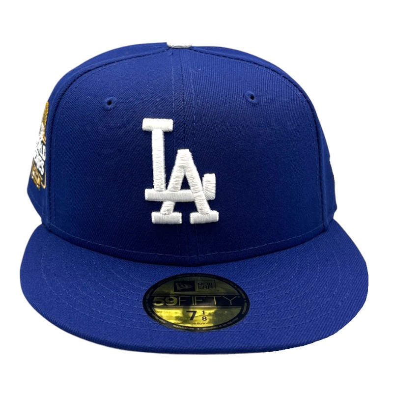 Los Angeles Dodgers Royal Blue 2024 World Series Gray UV New Era 59FIFTY Fitted Hat