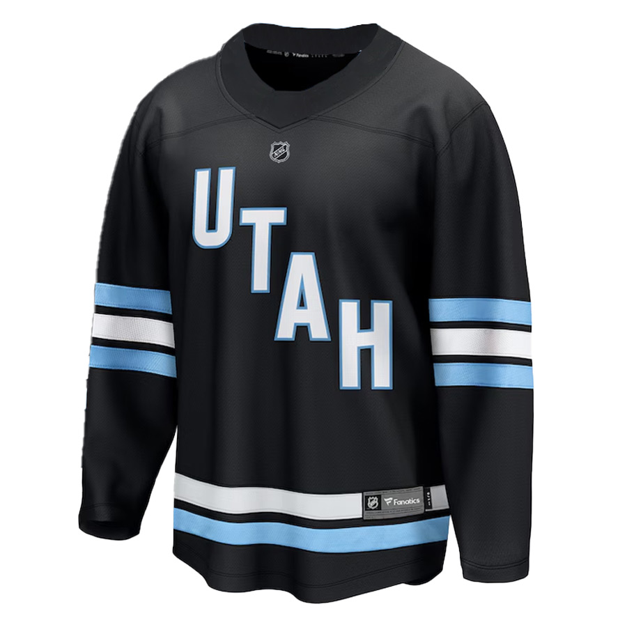 Youth Utah Hockey Club Blank Black Breakaway NHL Jersey