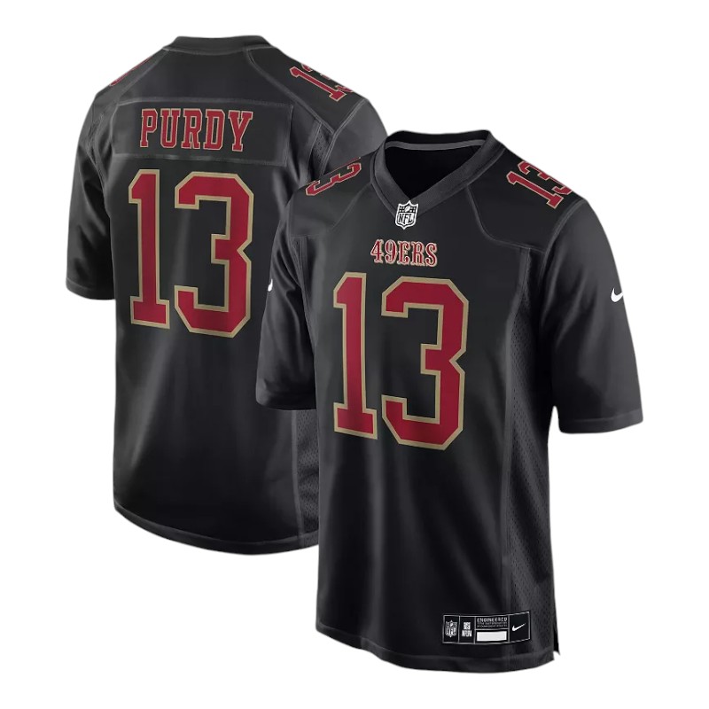 サンフランシスコ49ers BROCK PURDY ブロック・パーディ　ジャージ San Francisco 49ers Brock Purdy Carbon Black Nike Fashion