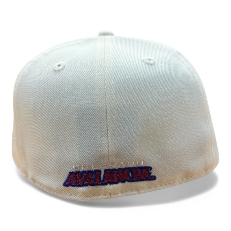 Colorado Avalanche Chrome and Burgundy 20th Anni Patch Gray UV New Era 59FIFTY Fitted Hat