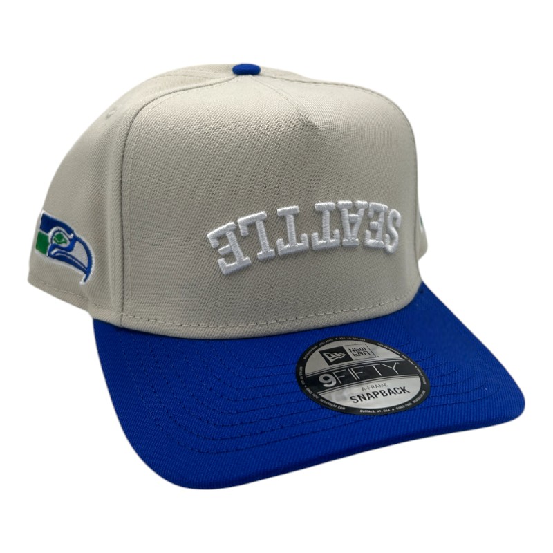 Seattle Seahawks Gray and Royal Blue Upside Down Seattle New  display picture 1