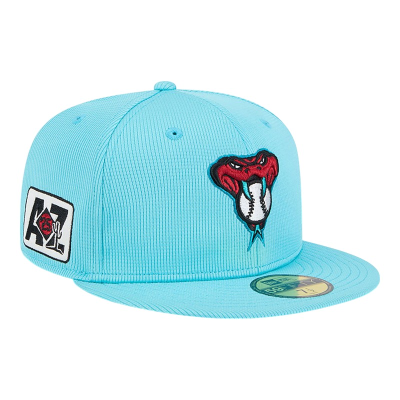 【US限定】NEW ERA 59FIFTY Arizona Diamond Backs Black Teal Arizona Diamondbacks Black Teal 2024 Batting Practice New