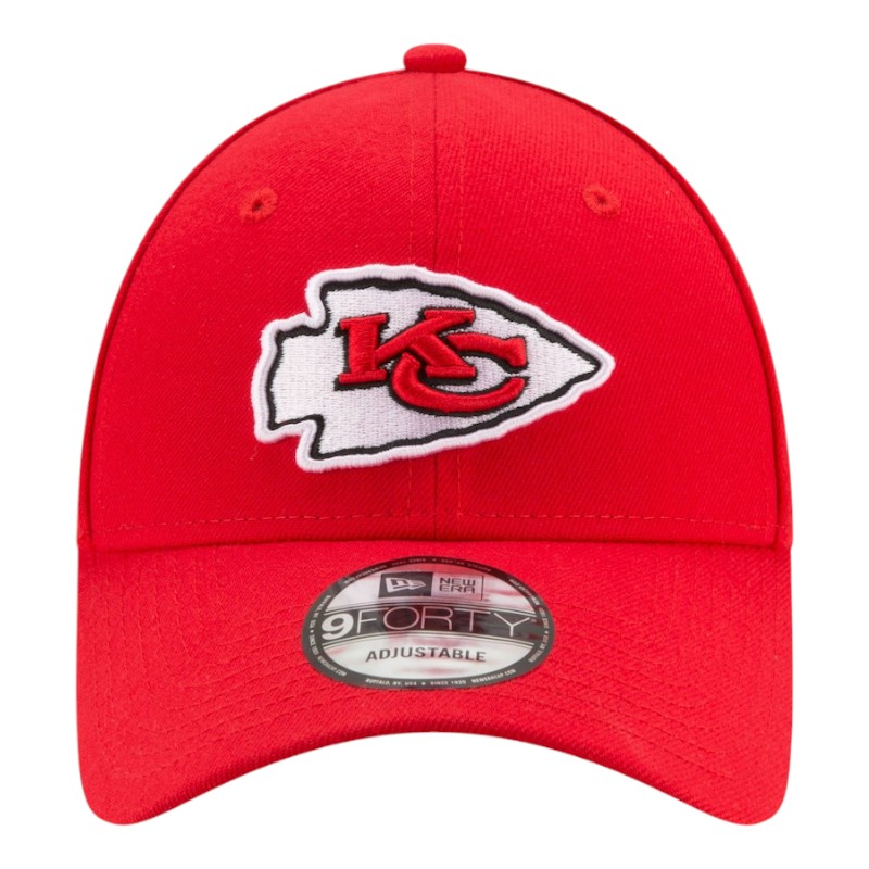 Kansas City Chiefs Red Super Bowl LIX Patch New Era 9FORTY Adjustable Hat