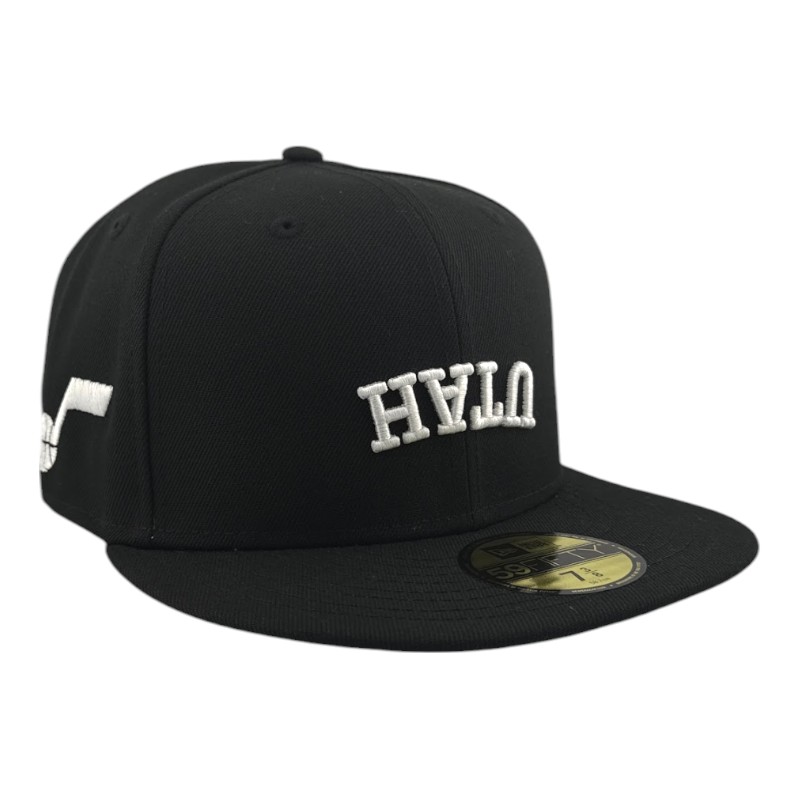 Casquette Snapback New Era Utah Jazz Logo Inversé - Taille Unique 9FORTY - Officielle NBA