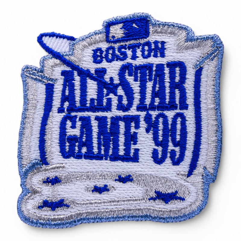 Detroit Tigers White and Royal 1999 All Star Game Patch Grey UV New Era 59Fifty Fitted Hat