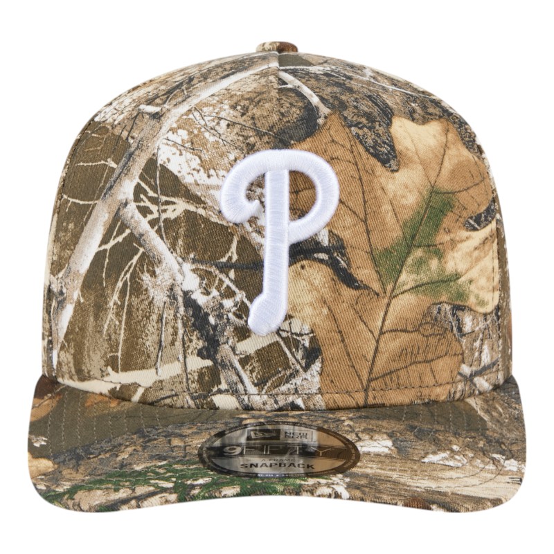 Philadelphia Phillies Realtree Camo Grey UV New Era 9FIFTY A-Frame Snapback Hat