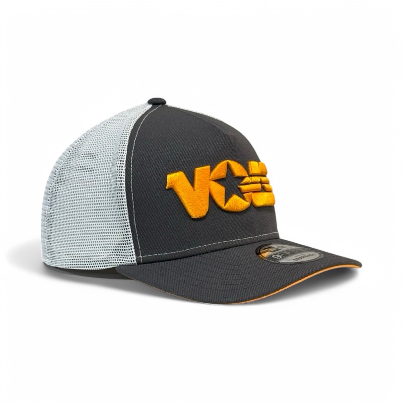 Tennessee Volunteers Graphite and White Trucker New Era 9FIFTY A-Frame Snapback Hat