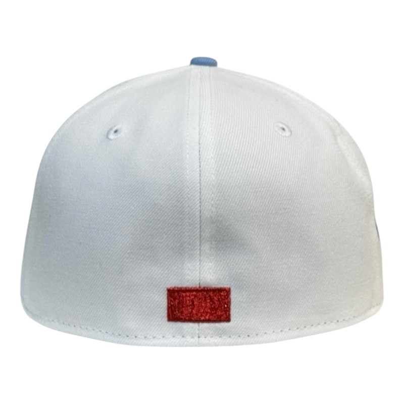 Los Angeles Dodgers Chrome and Blue 40th Anni Patch Gray UV New Era 59FIFTY Fitted Hat