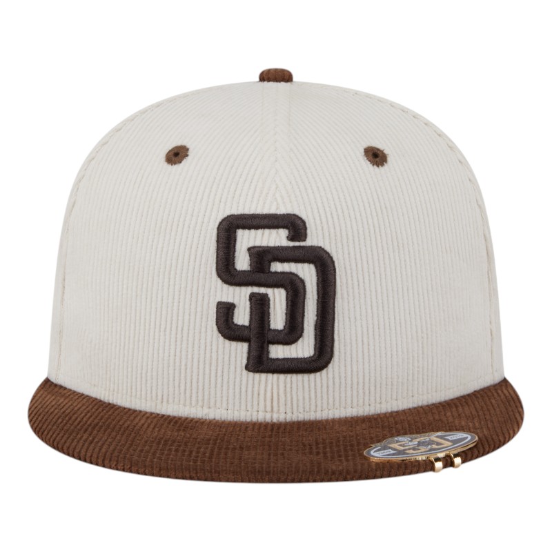 San Diego Padres Two Tone Corduroy with Hat Clip New Era 59FIFTY Fitted