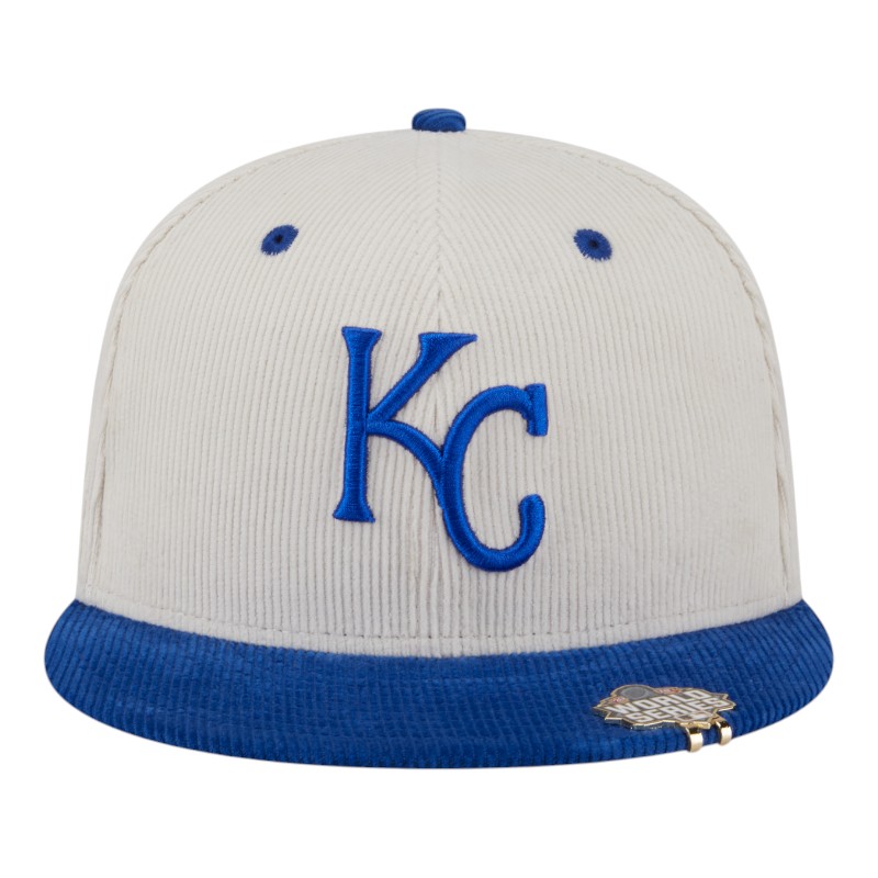 Kansas City Royals Two Tone Corduroy with Hat Clip New Era 59FIFTY Fitted