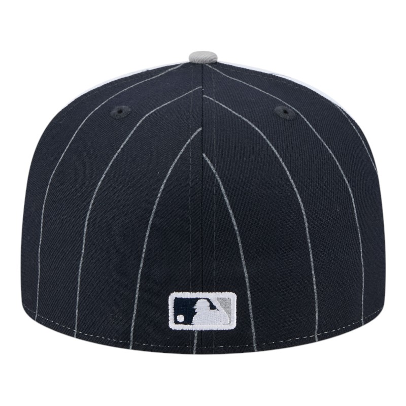New York Yankees Pinstripe with League Pin Era 59FIFTY Fitted Hat