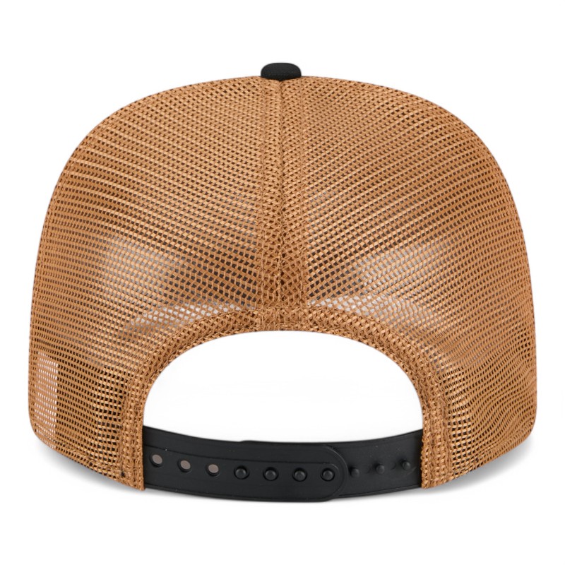 Chicago White Sox Black and Brown Patchwork New Era 9SEVENTY Stretch Snapback Hat