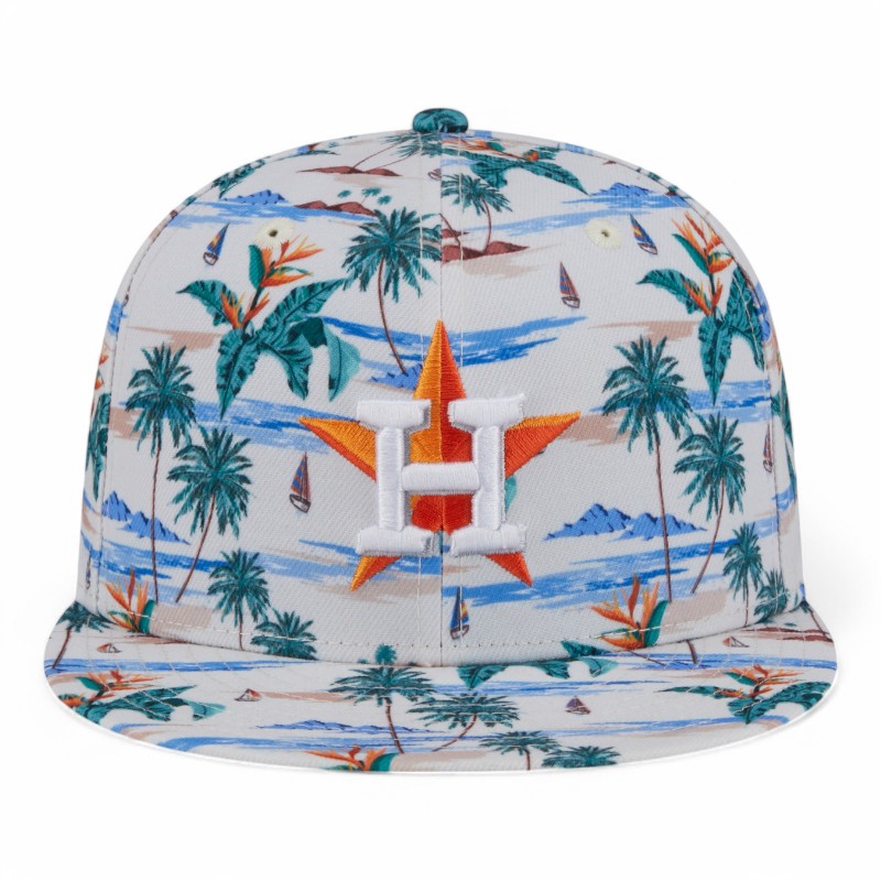 Houston Astros White 2025 Spring Training New Era 9FIFTY Snapback Hat