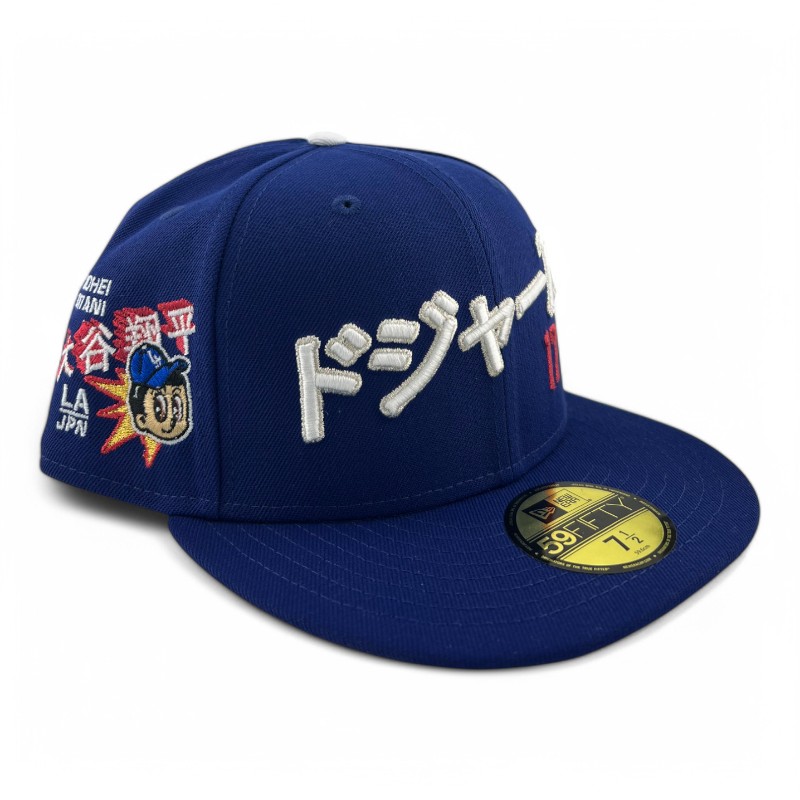 Los Angeles Dodgers Royal Blue Japanese Shohei Ohtani Gray