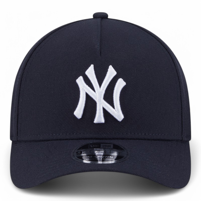 New York Yankees Navy New Era 9FORTY M-Crown A-Frame Adjustable Hat