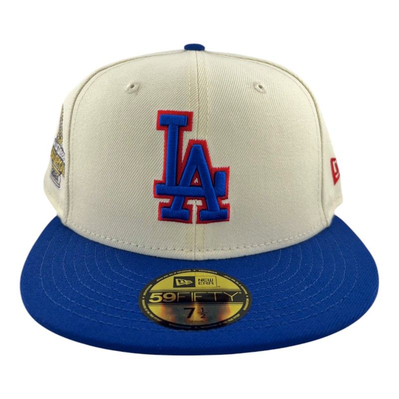Los Angeles Dodgers Chrome and Royal Blue "Trophy Collection" New Era 59FIFTY Fitted Hat