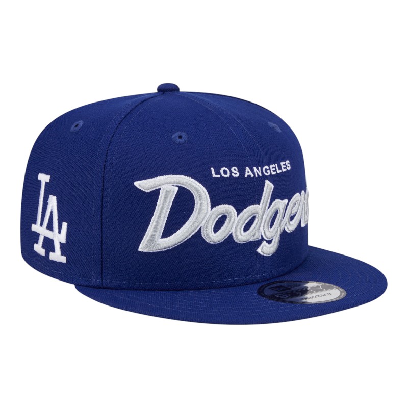 Los Angeles Dodgers Royal Script Wordmark New Era 9FIFTY Snapback Hat