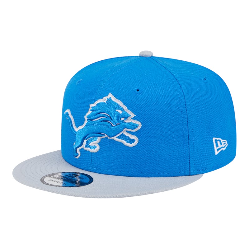Detroit Lions Blue and Gray New Era 9FIFTY Snapback Hat