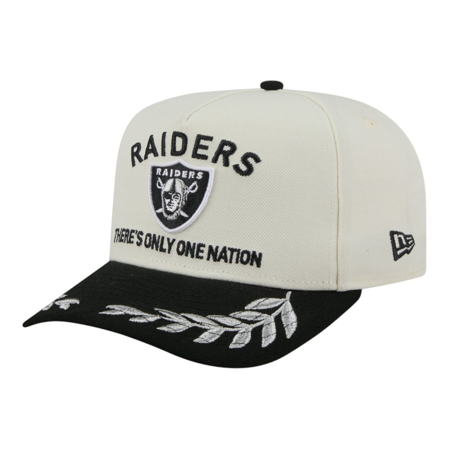 Las Vegas Raiders Cream and Black 2025 NFL Draft New Era A
