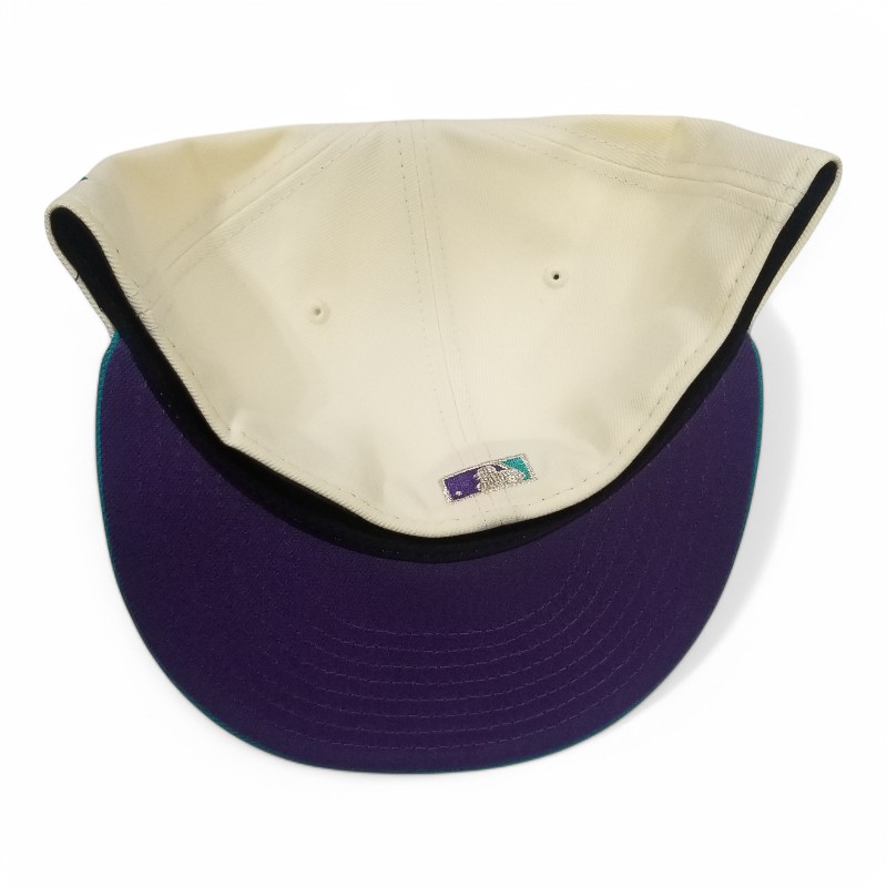 San Francisco Giants Chrome and Teal with Metallic Silver 50th Anni Patch Purple UV New Era 59FIFTY Fitted Hat