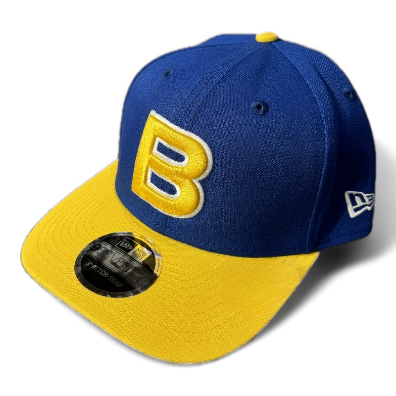 Brazil Royal Blue and Yellow WBC New Era 9SEVENTY Stretch Snapback Hat
