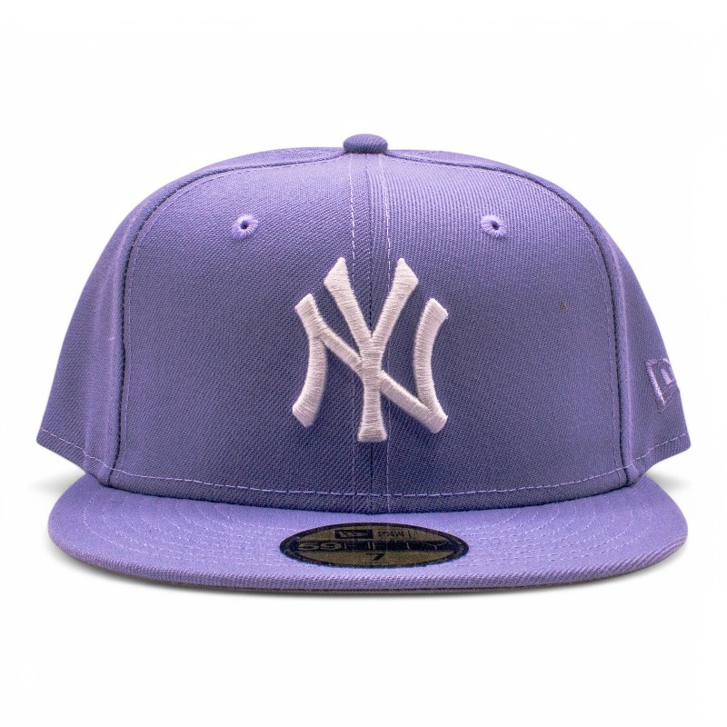 New York Yankees Lavender Crown Grey UV Era 59FIFTY Fitted Hat