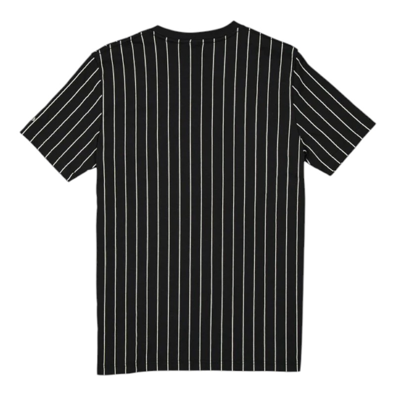 Los Angeles Dodgers Black Throwback Pinstripe New Era T-Shirt