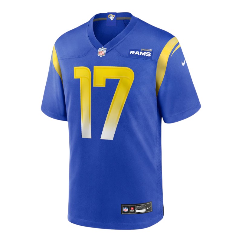 Los Angeles Rams Davante Adams Royal Blue Nike Game Jersey