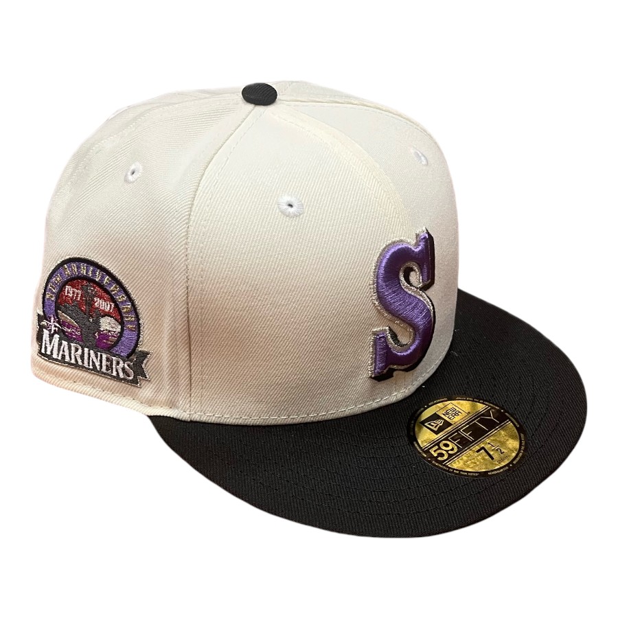 Seattle Mariners Chrome and Black 30th Anniversary Grey UV New Era