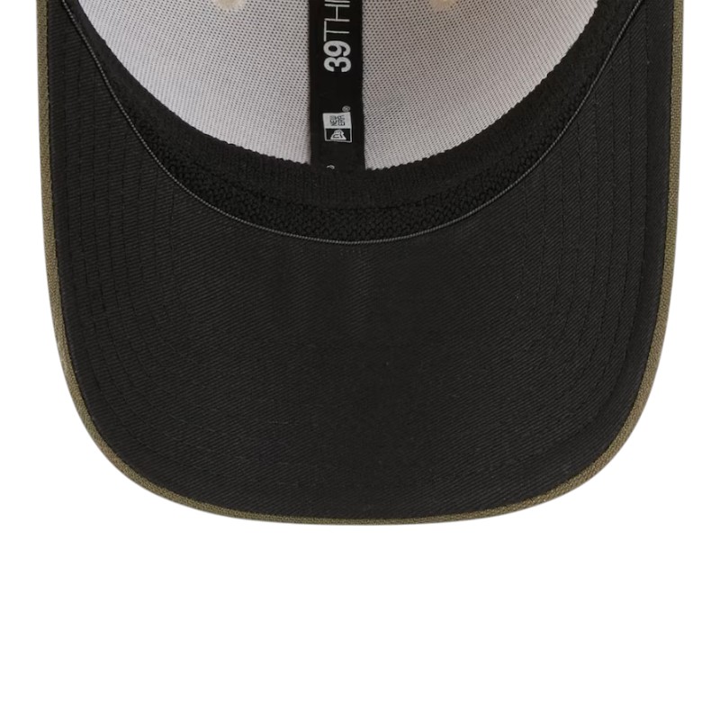 Los Angeles Angels Light Beige and Olive 2025 Armed Forces Day New Era 39THIRTY Flex Hat
