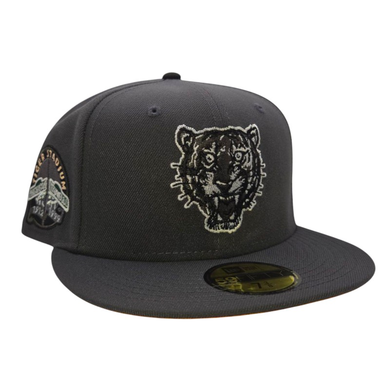 Detroit Tigers Dark Grey Tiger Stadium Patch Orange UV New Era