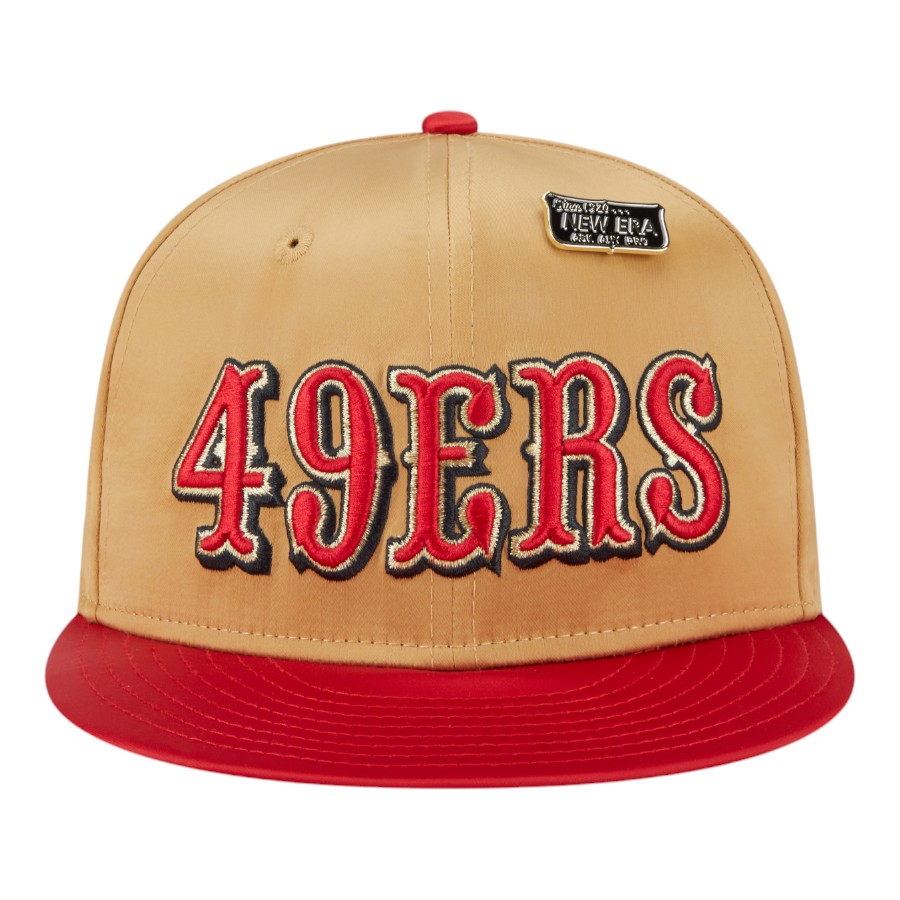 San Francisco 49ers Satin Two Tone With New Era Pin 59FIFTY Fitted Hat