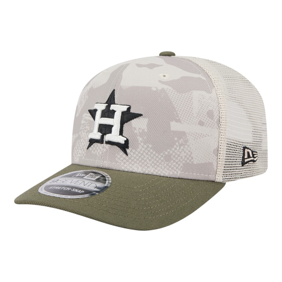 Houston Astros 2025 Armed Forces Day New Era 9SEVENTY Stretch-Snap Hat