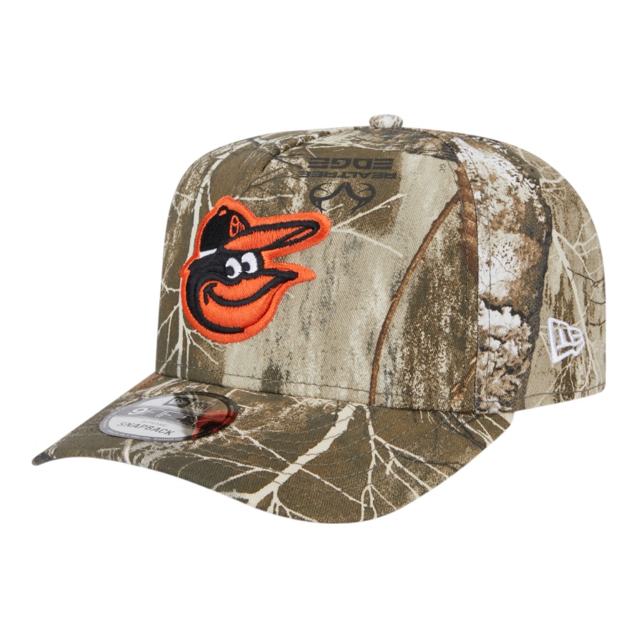 Baltimore Orioles Realtree Camo Grey UV New Era 9FIFTY A-Frame