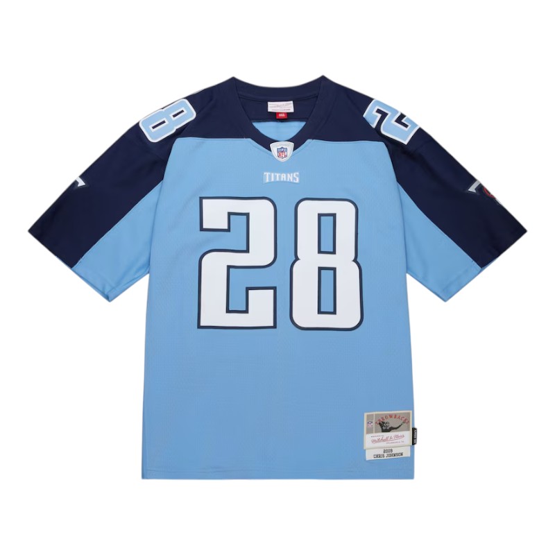 Tennessee Titans Chris Johnson 2009 Mitchell & Ness Light Blue Legacy Jersey