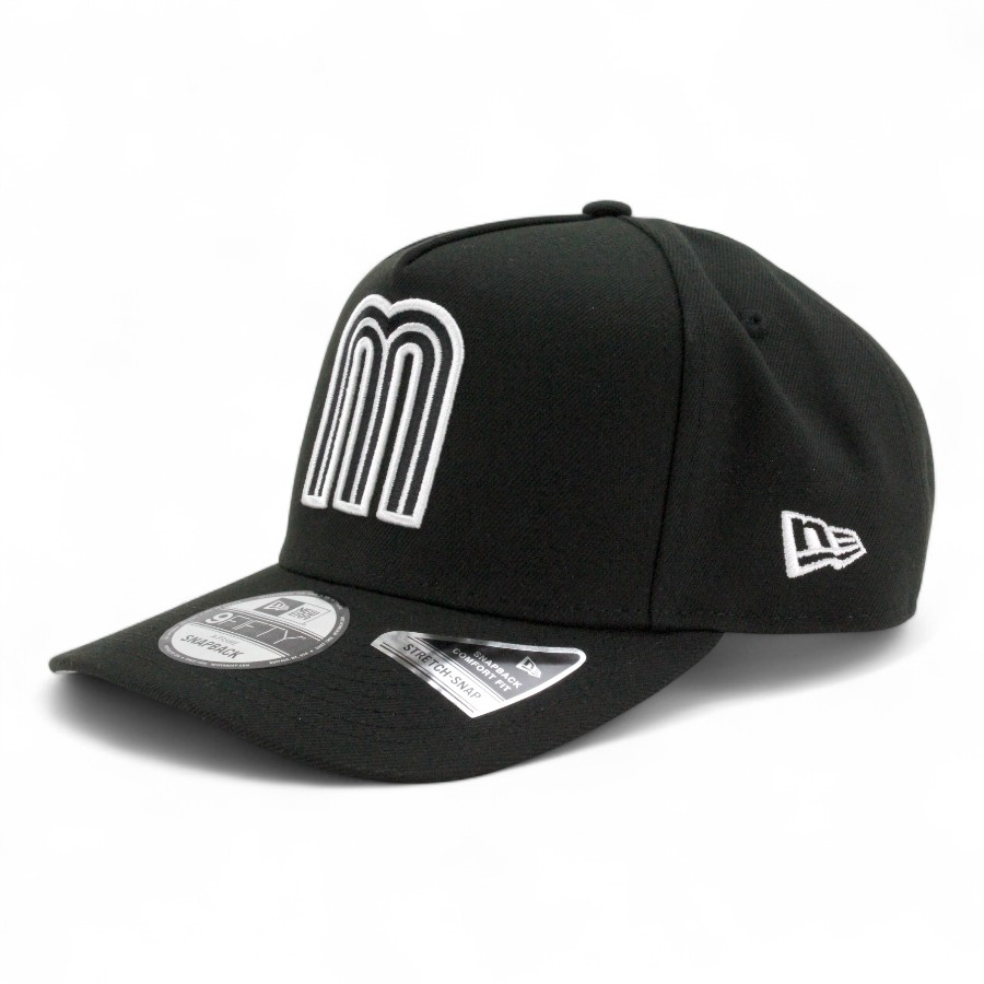 Mexico Black and White "2025 Cinco De Mayo" Grey UV New Era 9FIFTY A-Frame Snapback Hat