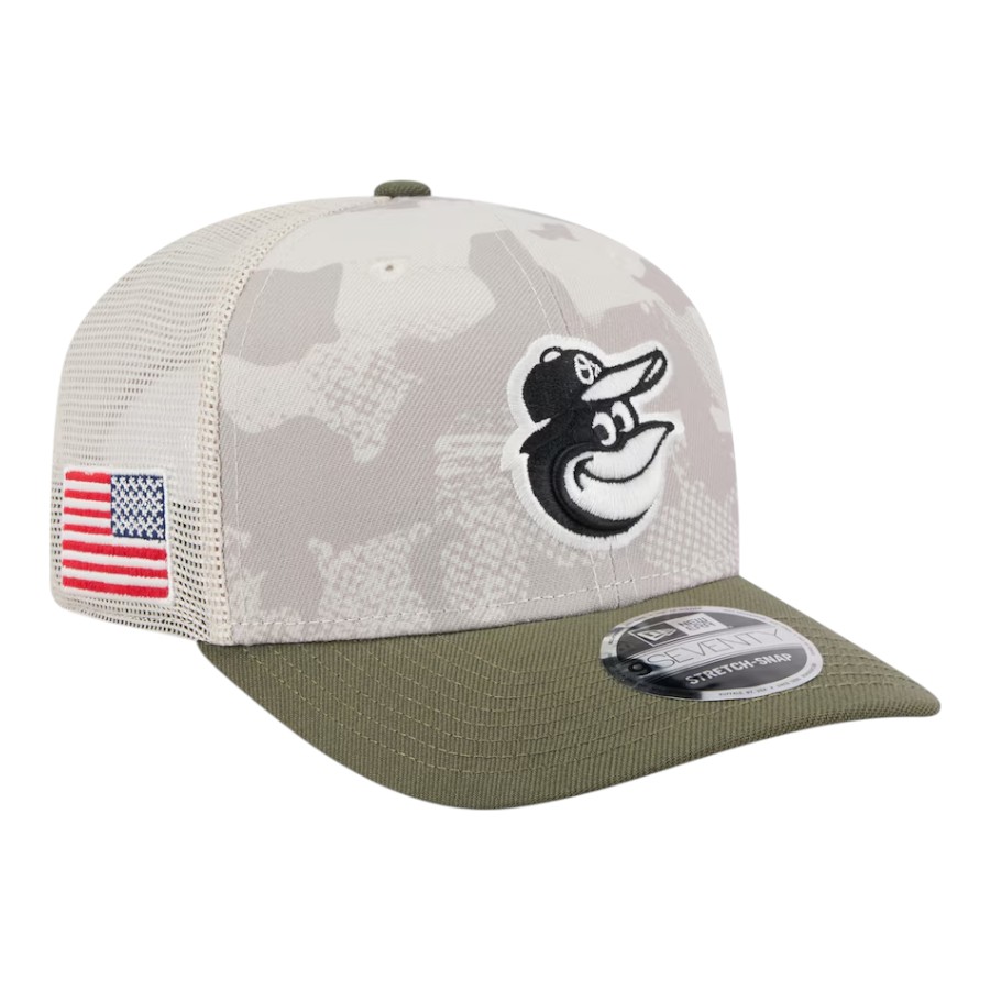 Baltimore Orioles 2025 Armed Forces Day New Era 9SEVENTY Stretch