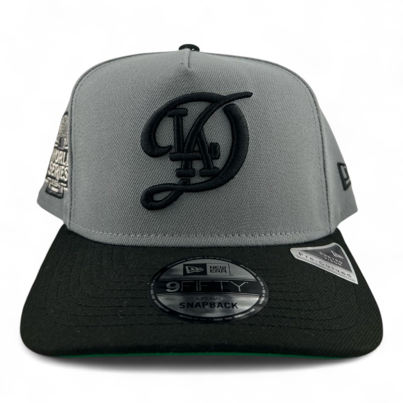 Los Angeles Dodgers City Connect Storm Black New Era 9FIFTY A-Frame Snapback Hat