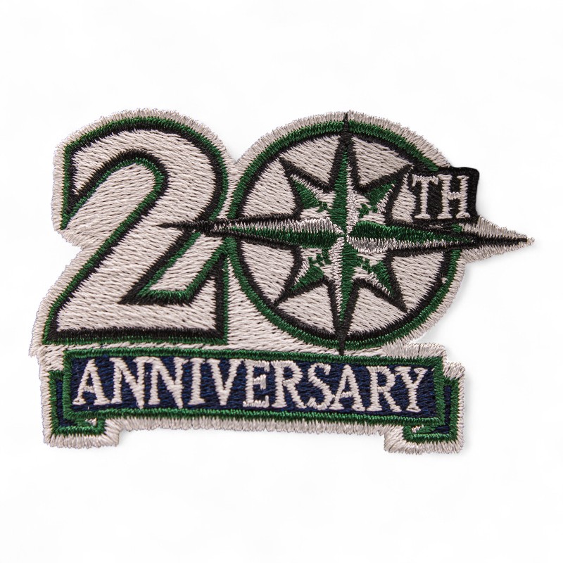 Seattle Mariners Black 20th Anniversary Patch Grey UV New Era 59Fifty Fitted Hat