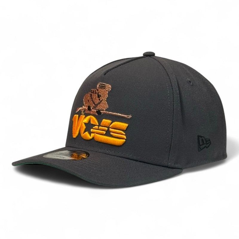 Tennessee Volunteers Graphite New Era 9FIFTY A-Frame Snapback Hat