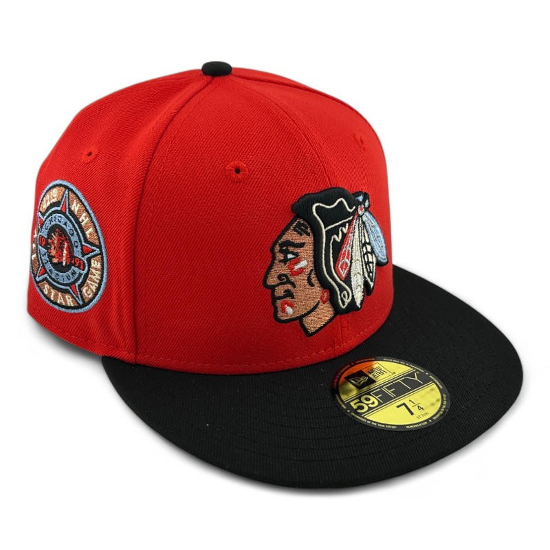 Chicago Blackhawks Front Door Red and Black Metallic 1991 ASG