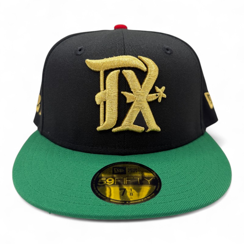 Texas Rangers Black and Green City Connect UV New Era 59FIFTY Fitted Hat