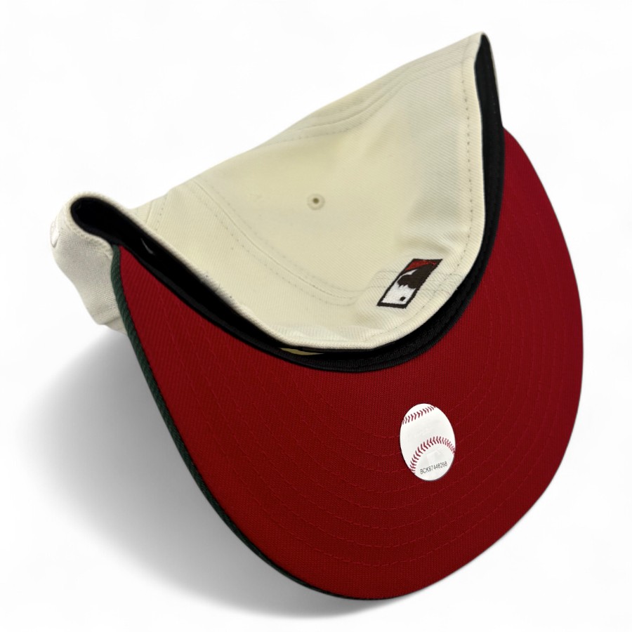 Los Angeles Dodgers Chrome and Green 40th Anniversary Patch Red UV New Era 59FIFTY Fitted Hat