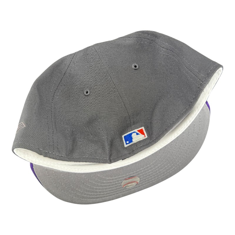 Arizona Diamondbacks Graphite and Purple "Monochrome Pack" 1998 Inaugural Patch Grey UV New Era 59FIFTY Fitted Hat