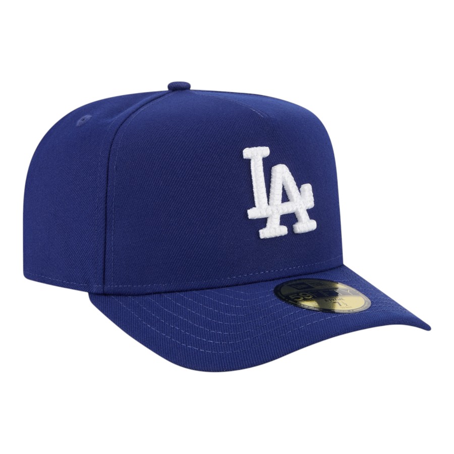 Los Angeles Dodgers Royal Blue Script Safety Pin New Era 59FIFTY A-Frame Fitted Hat