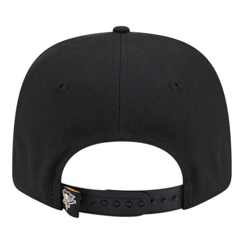 Pittsburgh Penguins Black Basic New Era 9SEVENTY Stretch-Snap Hat