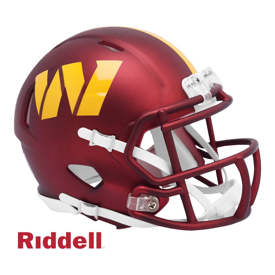 Washington Commanders Maroon Riddell Speed Mini Helmet