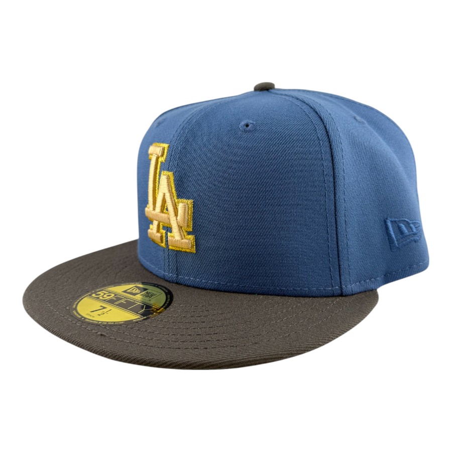 Los Angeles Dodgers Indigo Blue and Graphite "Ring Pack" 8x Champs Patch Green UV New Era 59FIFTY Fitted Hat