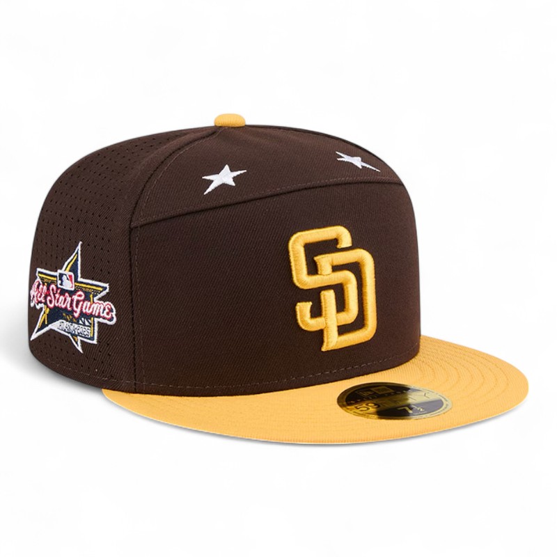 San Diego Padres Brown and Yellow 2025 MLB All-Star Game New Era 59FIFTY Fitted Hat
